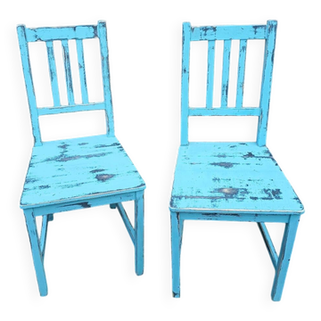 2 chaises style vintage