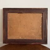 Oil on cardboard Le Croisic seaside jetty early 20th century