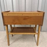 Teak bedside table, Sweden, 1960s