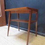 Table d'appoint vintage, console tchèque 1960