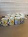 Set of 12 vintage porcelain cups – floral design