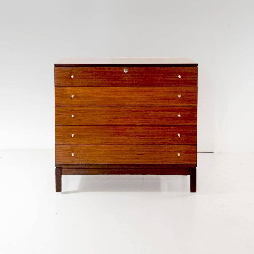 Design Wood Chest of Drawers, Ennio Fazzoli for MIM Roma , Italy 1960s
