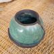 Raku ball vase