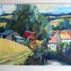 The gouache village
