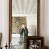 Gold beveled mirror