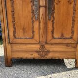 Louis XV style cherry wood cabinet late 19th century