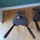 Brutalist pair of stools