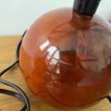 Pair of wooden ball lamp bases