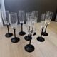 8 Luminarc champagne flutes from the 70s