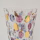 Vintage glass vase by Glasswork Novy Bor 1950's