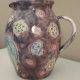 Vase pichet coq, céramique émaillée signée Jeanne Azambourg, Le Clos De Joye, années 60