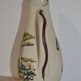 Ceramic pitcher signed Cazalas