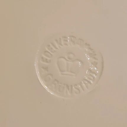 Plat à tarte / gâteau vintage motif fruits Grünstadt - Années 1960