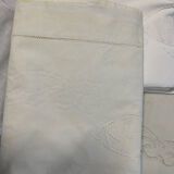 Antique embroidered sheets