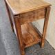 Beautiful vintage wooden bedside table with mirror.