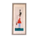 Mid-century modern swedish "The royal guard" vintage figurative watercolor & gouache painting