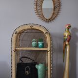 Vintage Emmanuelle rattan shelf
