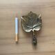 Cendrier en laiton forme feuille