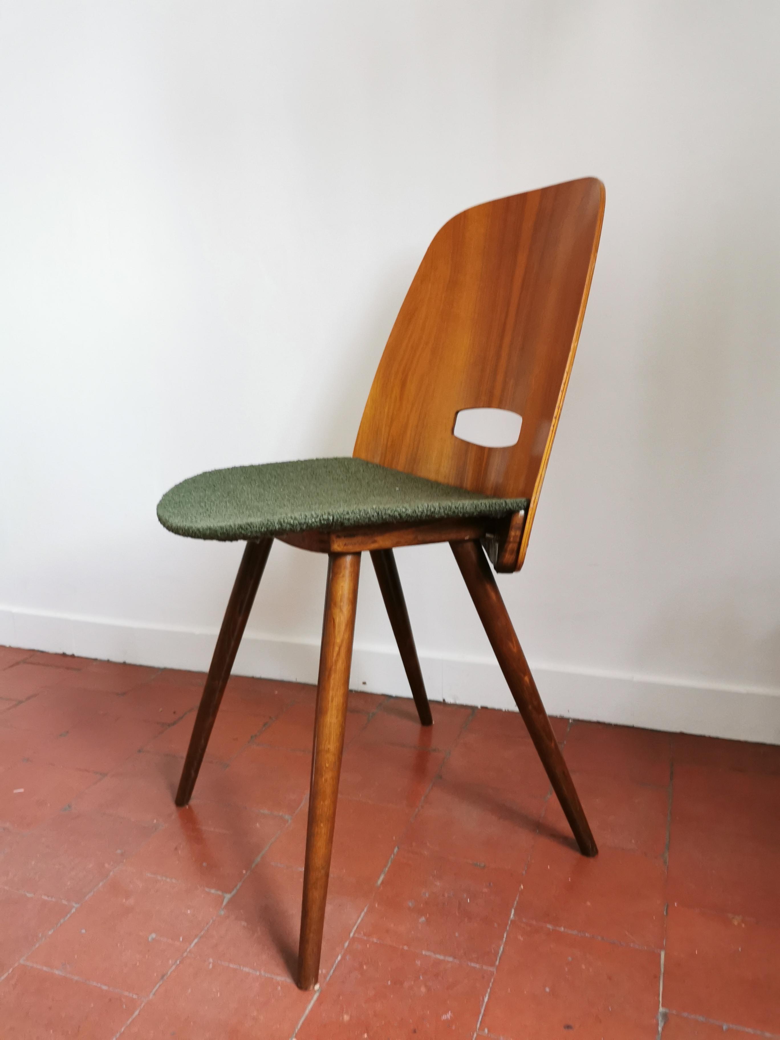 Chaise du designer tchèque F. Jirak pour Tatra 1960