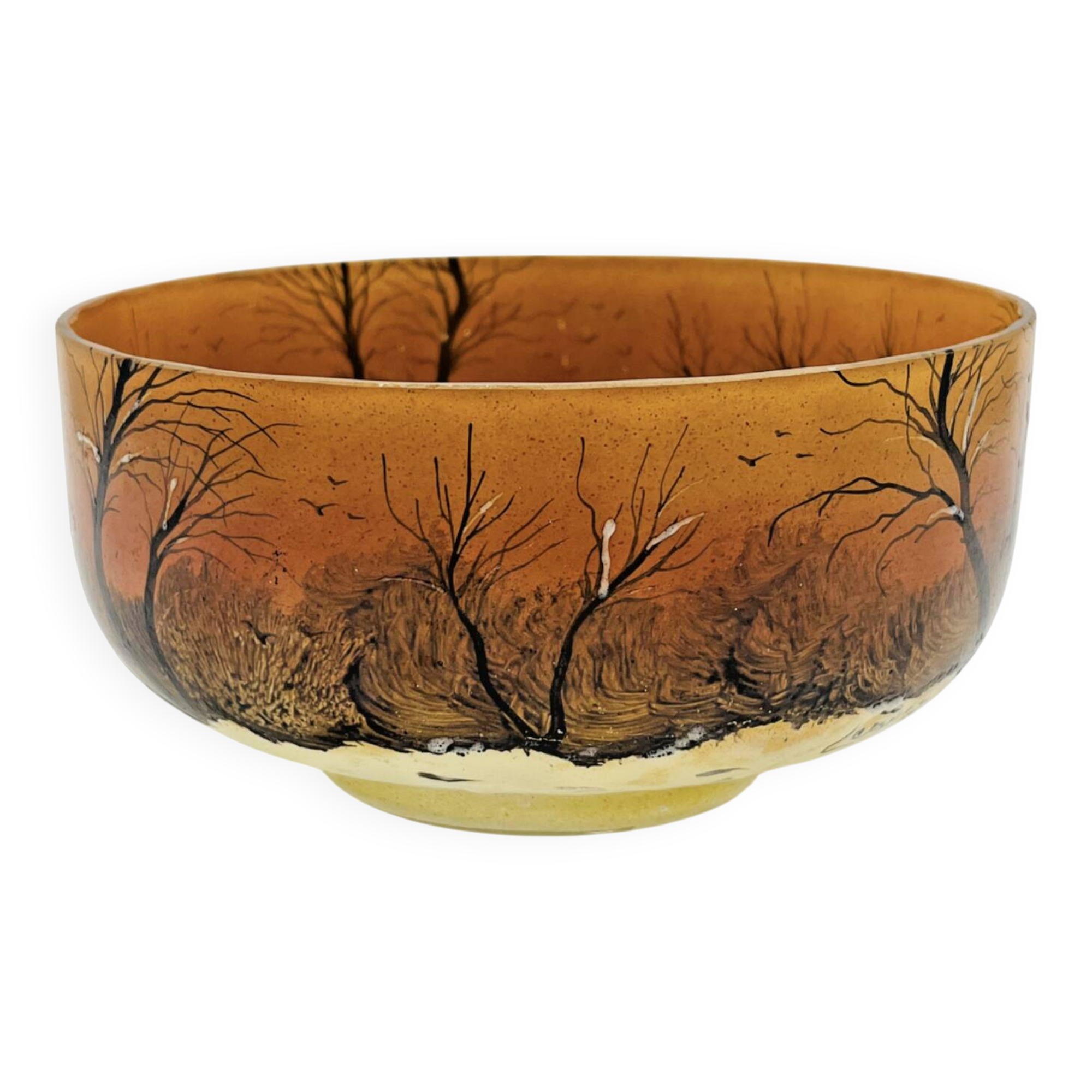 Glass cup François-Théodore Legras (1839-1916)