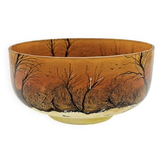 Coupe en verre François-Théodore Legras ( 1839-1916 )