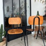 Vintage Mobilor school chair