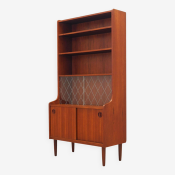 Teak bookcase, Danish design, 1970s, production: Denmark