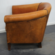 Club armchair in leather color cognac Netherlands