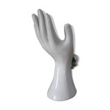 Hand-made vintage ceramic baguier