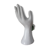 Hand-made vintage ceramic baguier