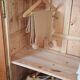 Antique fir wardrobe