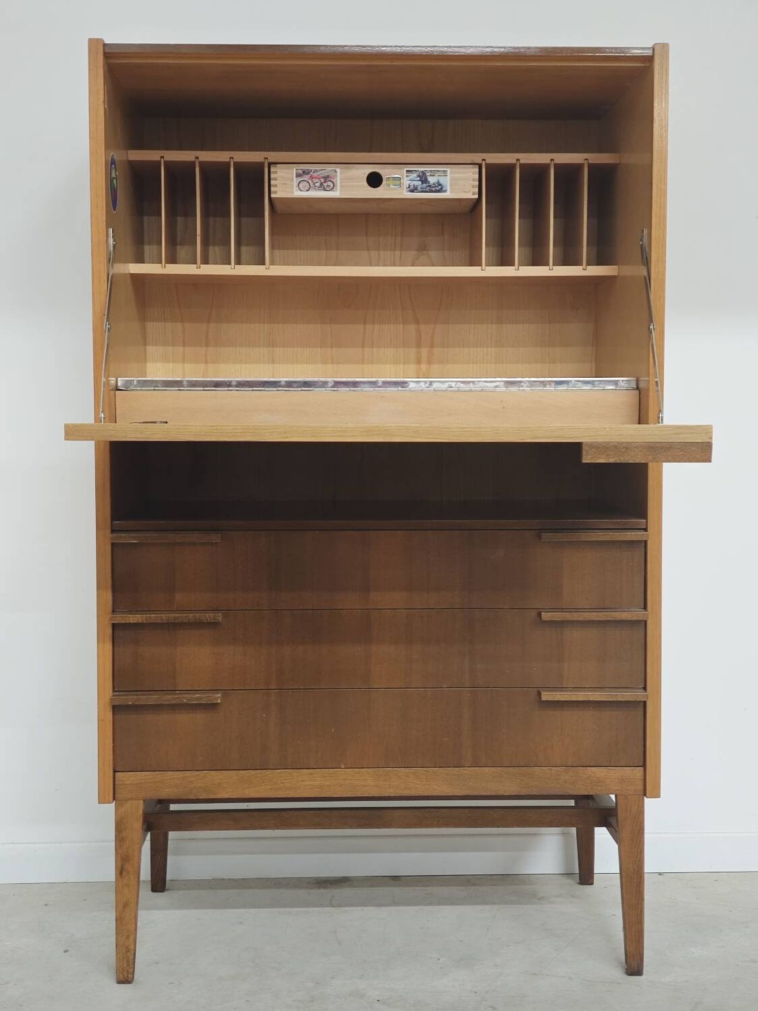 Secretary / Two-tone desk Frantisek Mezulanik for Up Zavody 1960