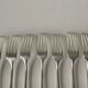 Silver-plated forks