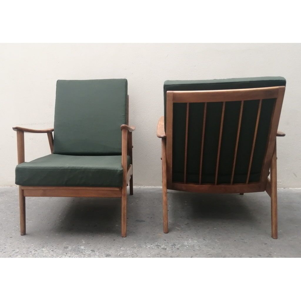 Pair of Scandinavian armchairs