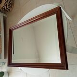 Vintage Italian mirror, beveled glass, 1960s