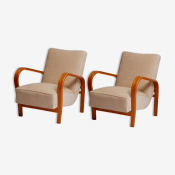 Pair of armchairs Halabala HF11