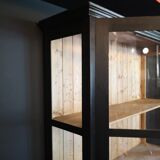 Large glazed Parisian wardrobe, showcase.