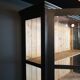 Large glazed Parisian wardrobe, showcase.