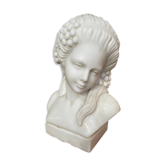 Marble bust of a woman