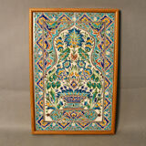 Oriental ceramic tile panel