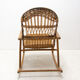 Mid century wicker rocking chair, czechoslovakia, 1960´s