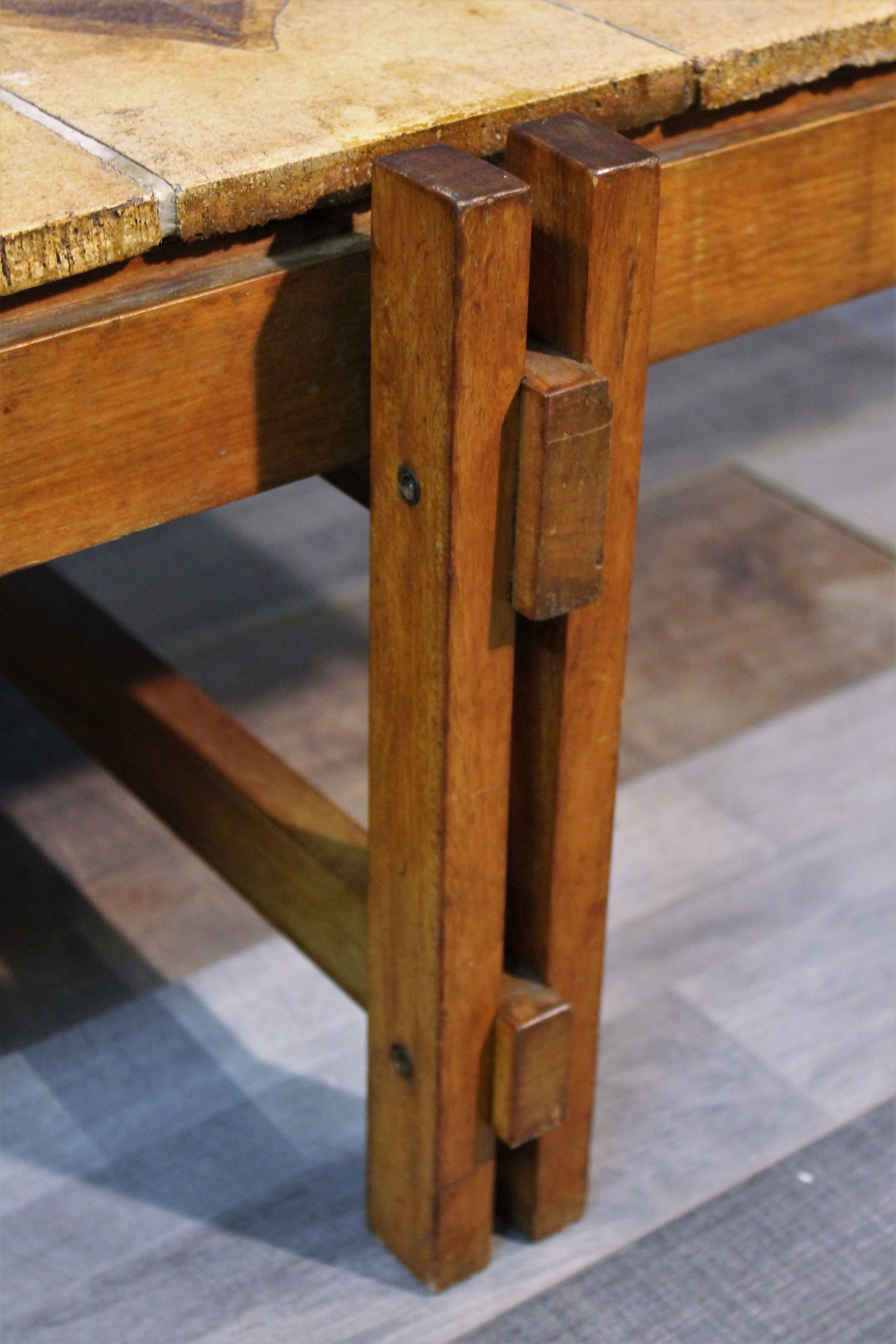 Ceramic coffee table Capron 1960