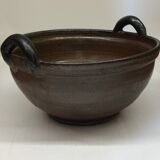 Belgian stoneware dish signed