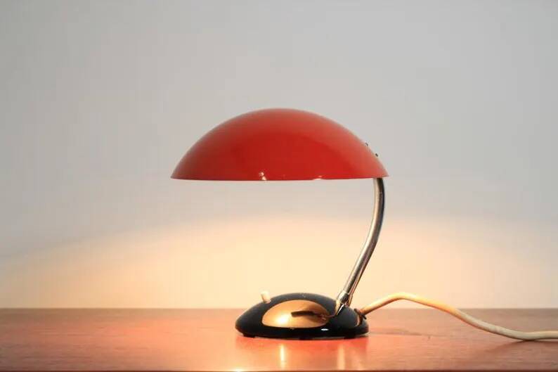 Midcentury Table Lamp Drukov, Josef Hurka, 1960s