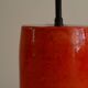 Red ceramic lamp