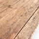 Large brutalist farmhouse table in solid oak from the 1950s.