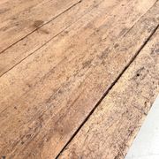 Brutalist farmhouse table in solid oak from the 1950s.