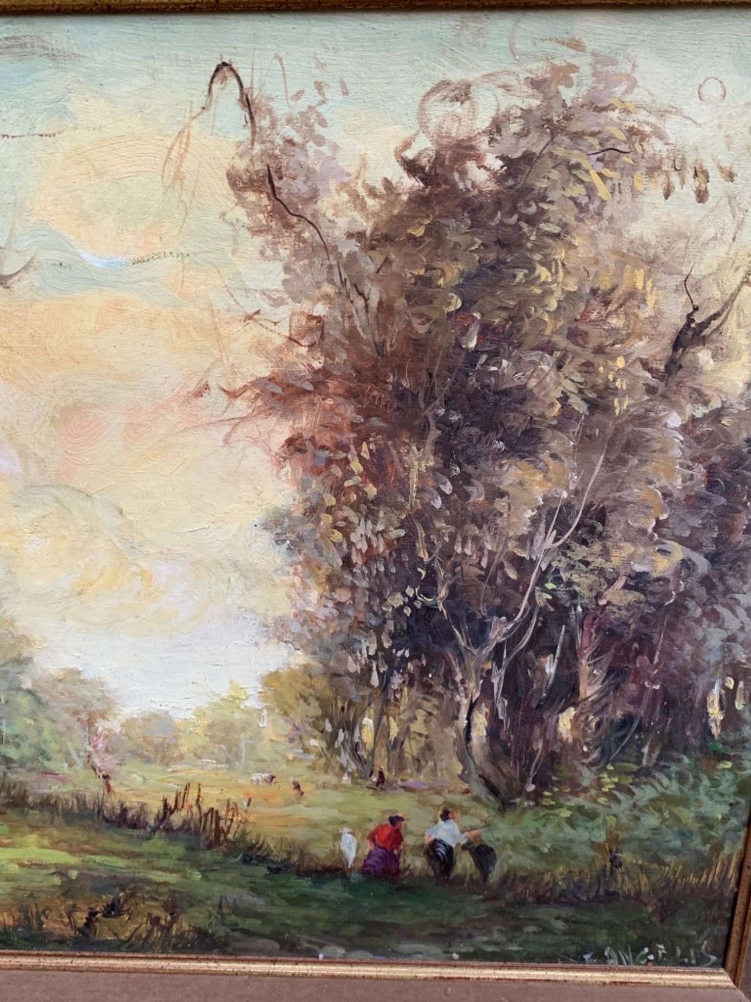 Painting "Forest landscape".