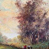 Painting "Forest landscape".