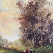Painting "Forest landscape".